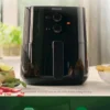 Chiên Chiên Không Dầu Philips HD9200/90-Lòng Đam 4.1Lít , Giỏ Nướng 2.2L (Đen)-Bảng Điều khiển Cơ-Hàng Phân Phối Chính Hãng