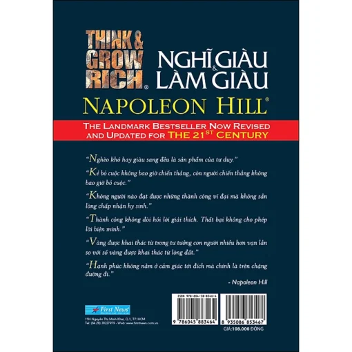 Think And Grow Rich – 16 Nguyên Tắc Nghĩ Giàu, Làm Giàu Trong Mọi Thế Kỉ - Hình ảnh 3